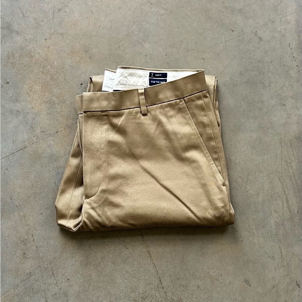 The Tie Bar Men's Tan Pants